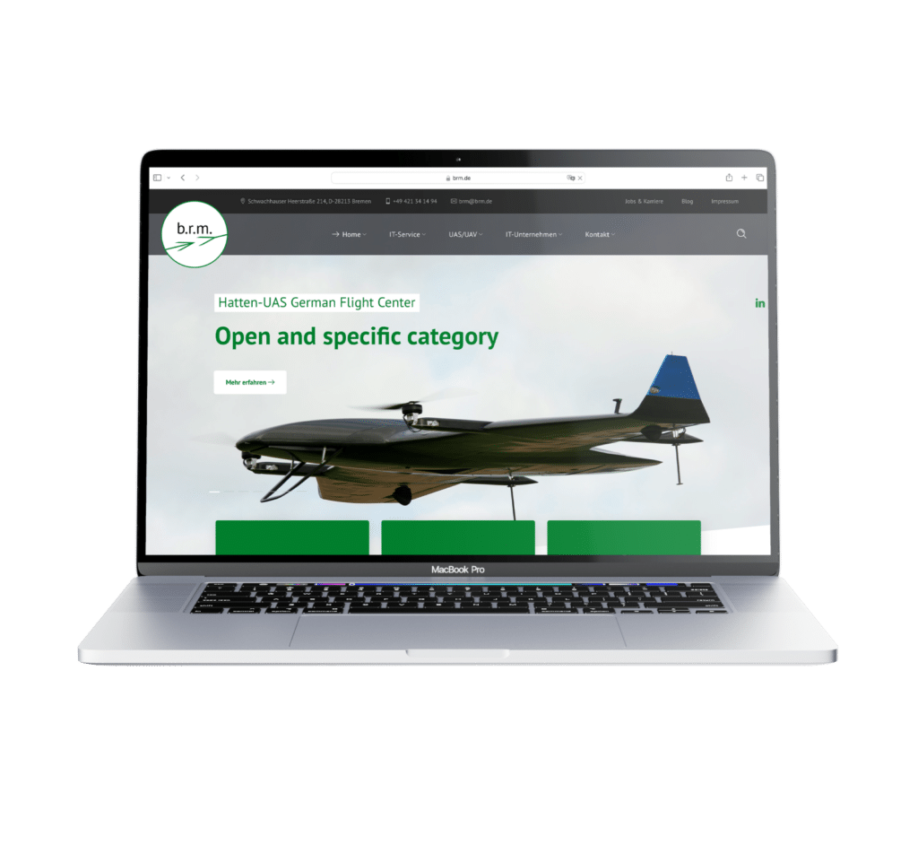 Website Relaunch brm IT & Aerospace GmbH